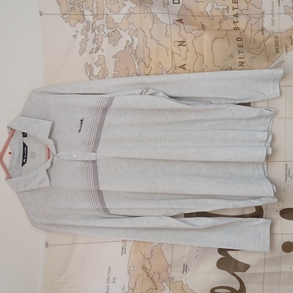 Travis Matthew Men's Gray Long Sleeve Shirt - Picture 9 of 11